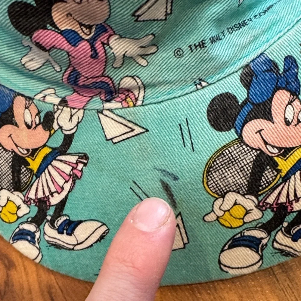 Vintage Disney Minnie Mouse Kids Hat - Teal
